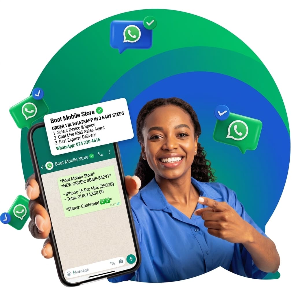Order Via WhatsApp in 3 Easy Steps - Boat Mobile Store